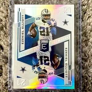 2019 Donruss elite deck Ezekiel Elliott silver football card